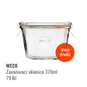 Zavařovací sklenice Weck 370 ml